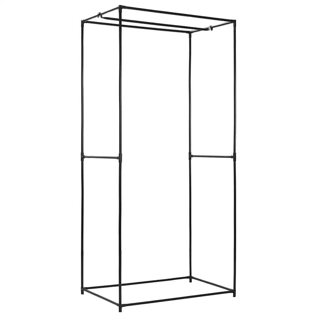 Armadio Nero 75x50x160 cm 282437