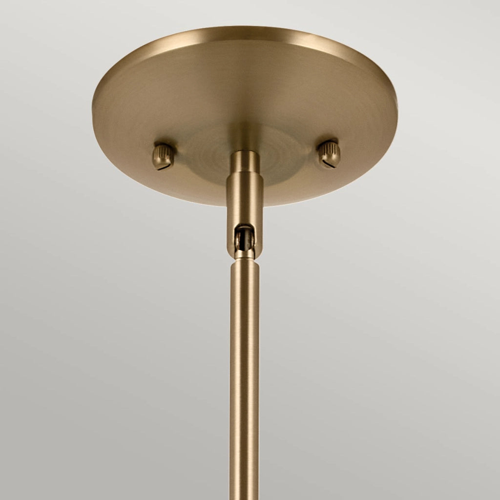 Lampada a sospensione moderna Deela oro/bianco E27 Kichler