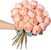 Fiori Artificiali Rosa - Decorazione - Set da 10 - 50 cm