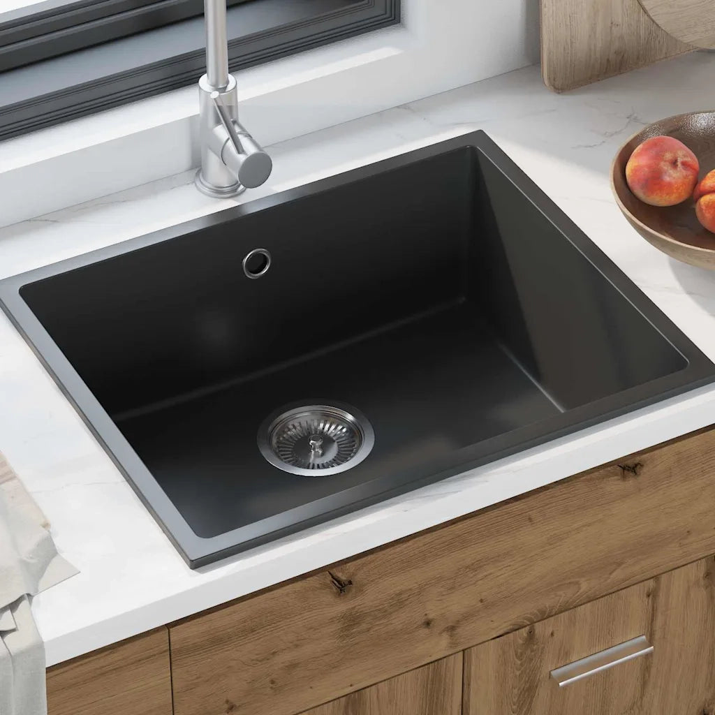 Lavello da cucina Nero 54 x 44 x 20 cm Granito 4012347