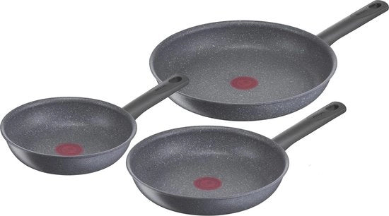 Set di 3 Padelle - 20, 24, 28 cm con Base Induttiva