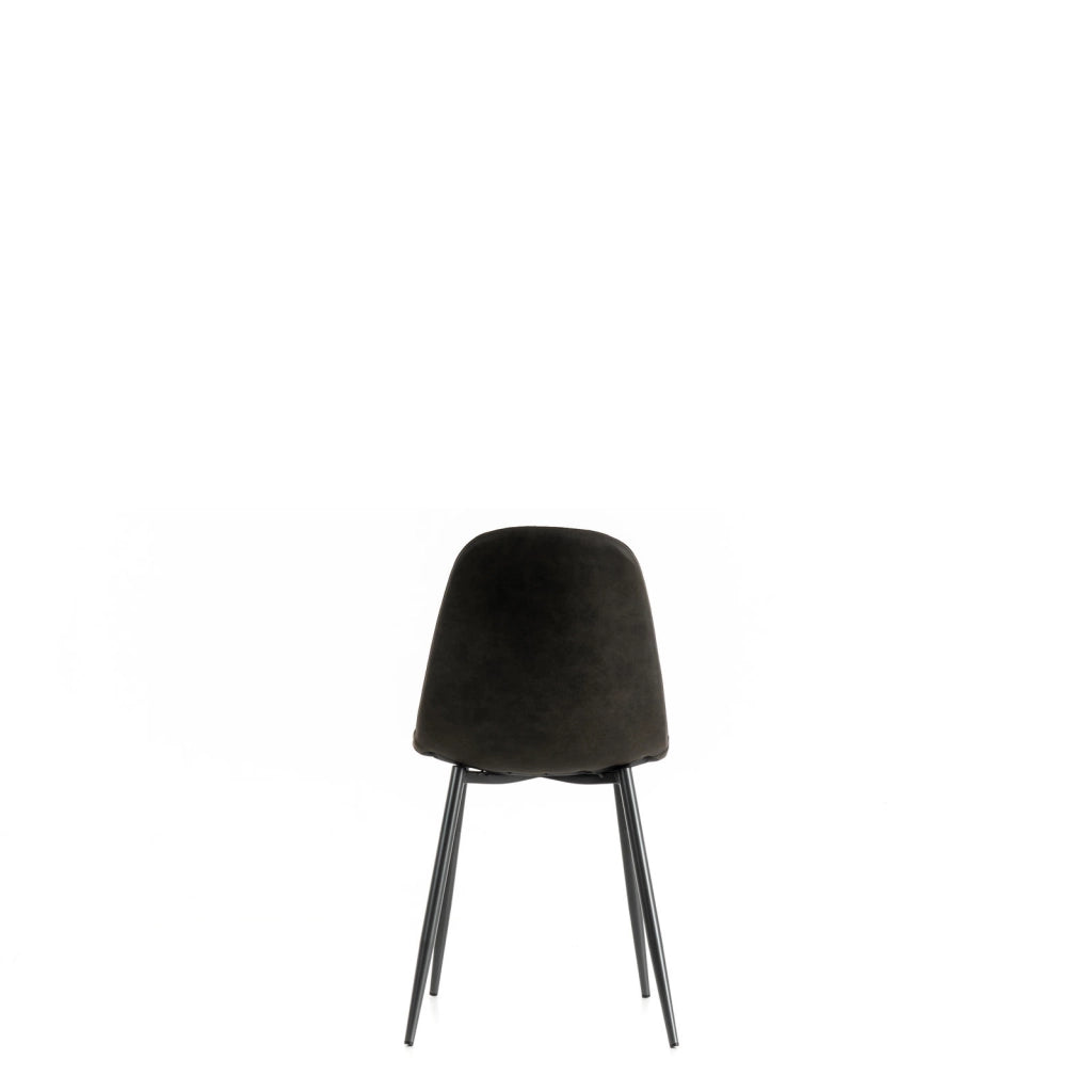 4x Sedia in similpelle 44cm x 50cm H. 84cm
