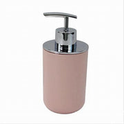 Trade Shop - Dispenser Porta Sapone Liquido Rosa Silver Per Ricambio Accessori Bagno 79868 -