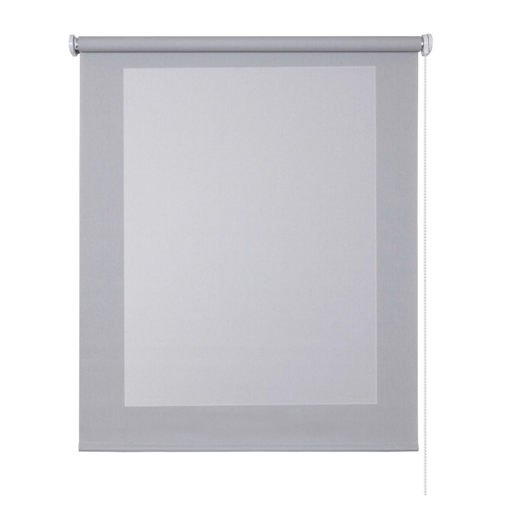 Tenda a Rullo Screen resistente e isolamento termico Grigio 80x250 cm