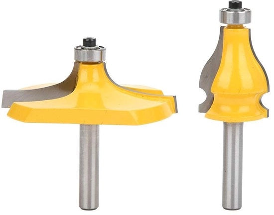 Set di lame per router 8mm per lavorazione del legno - 2 pezzi.