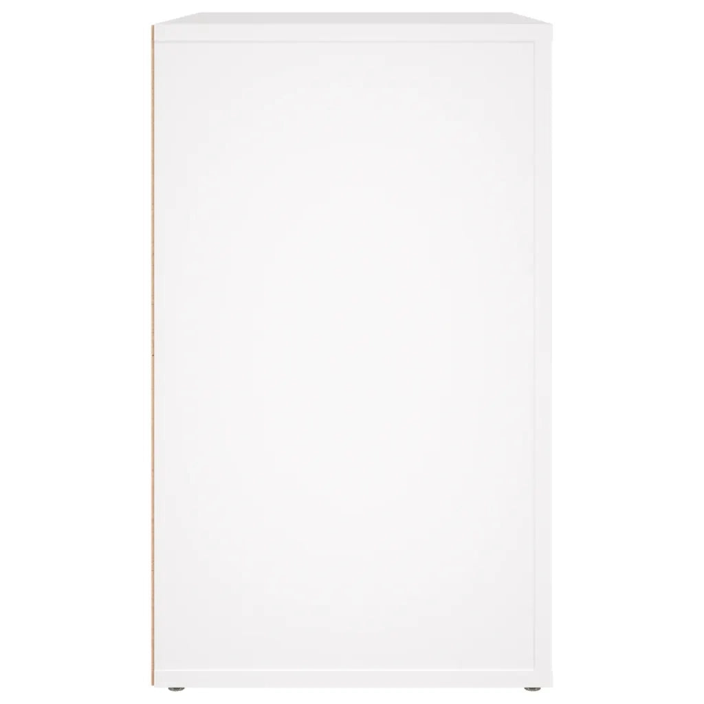 Comodino | Armadio da Notte | Mobiletto da notte Bianco 50x36x60 cm in Legno Ingegnerizzato