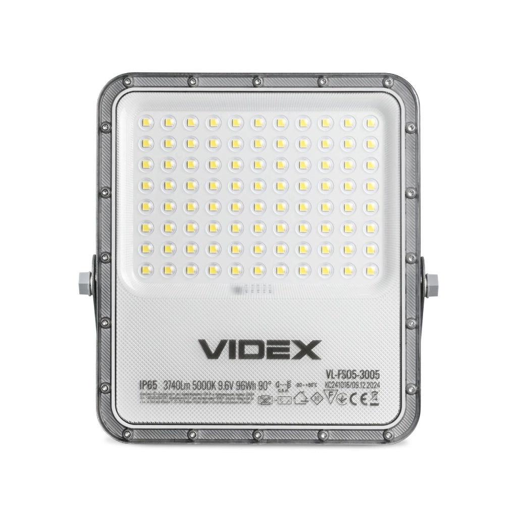 Videx faro solare 40W 3740lm 5000K IP65 telecomando