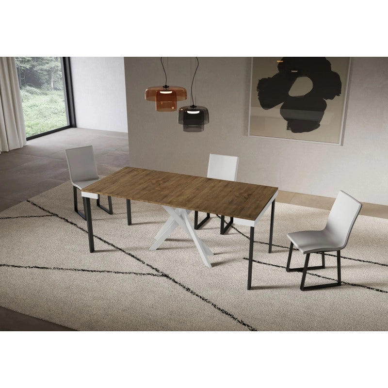 Consolle allungabile 90x40/300 cm Saki Evolution - Noce