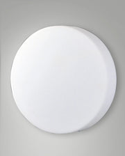 Graff Plafoniera Moderna in Metallo e Vetro Soffiato, Design Elegante Bianco, Attacco E27 per 2 Lampadine, Diametro 40cm, Classe I, IP20, 3209-65-102
