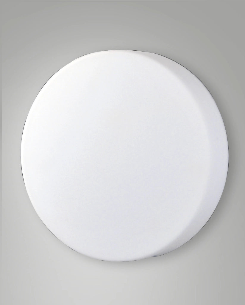 Graff Plafoniera Moderna in Metallo e Vetro Soffiato, Design Elegante Bianco, Attacco E27 per 2 Lampadine, Diametro 40cm, Classe I, IP20, 3209-65-102
