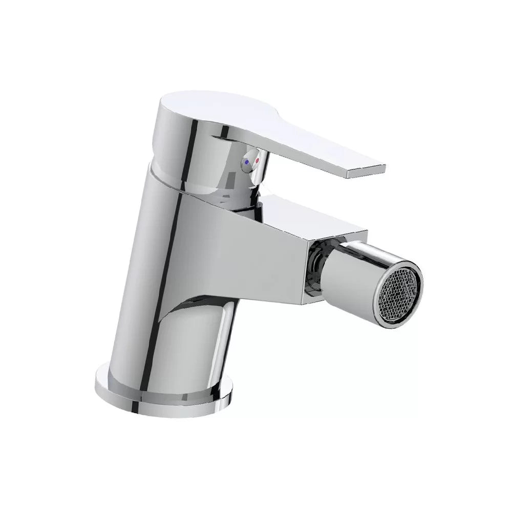 Miscelatore bidet cromato con leva in metallo - Serie Hellis