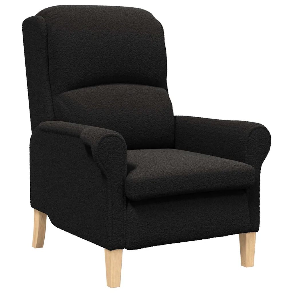 poltrona Nero Tessuto Sherpa morbido 42009855