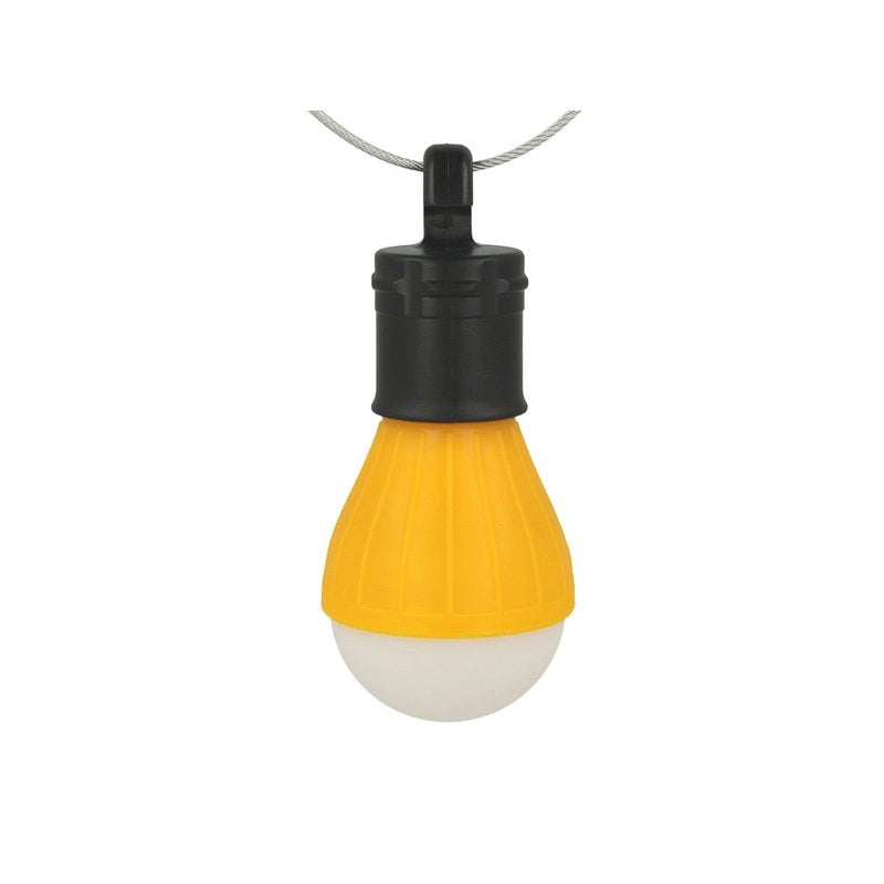 2 Lampada Led Con Gancio Interruttore Per Campeggio 3 Modalita Pile AAA Escluse