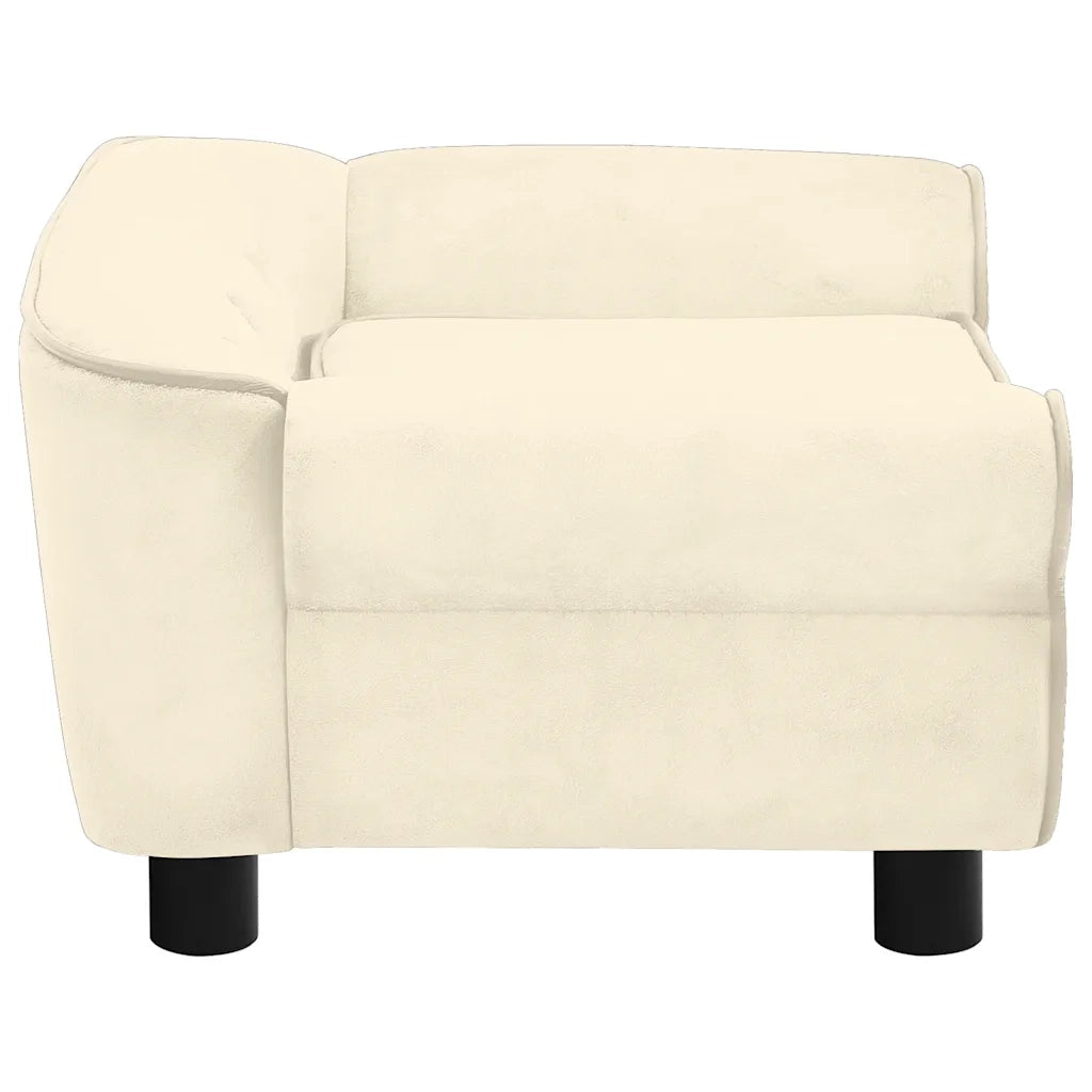 Divano per Cani Crema 72x45x30 cm in Peluche cod mxl 53420