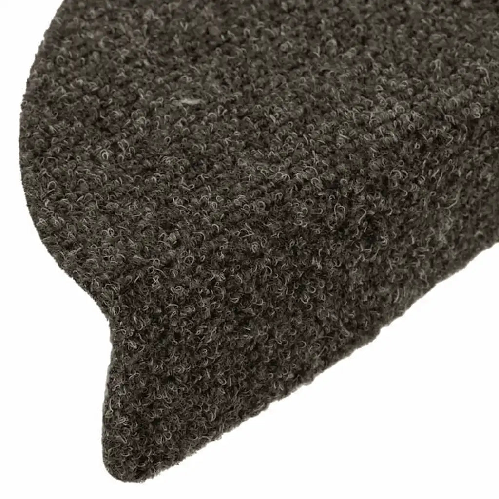 Tappetini per scale autoadesivi 20 pz 56x17x3 cm antracite semicircolari 3365675