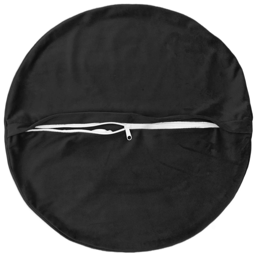 Cuscino con cuscino HEERLEN 6 pz Nero Velluto 929024