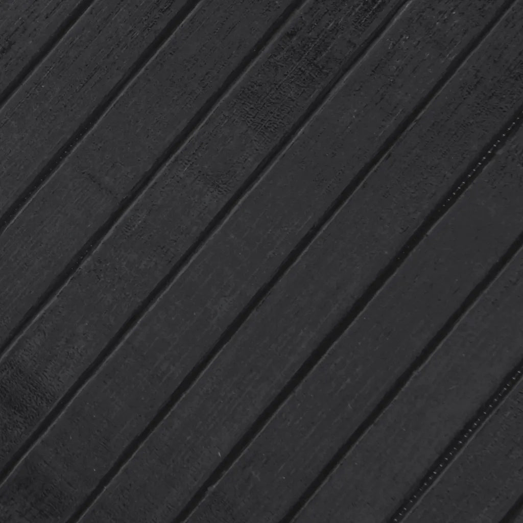 Tappeto Rettangolare Grigio 70x400 cm in Bambù 376886
