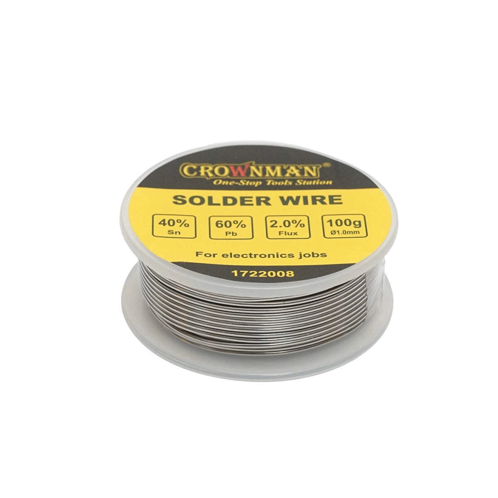 Filo per saldatura Ø 1 mm, 100 g, Crownman.