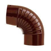 GOMITO PER STUFA 90 D 13 CM MARRONE- 12,0 pz