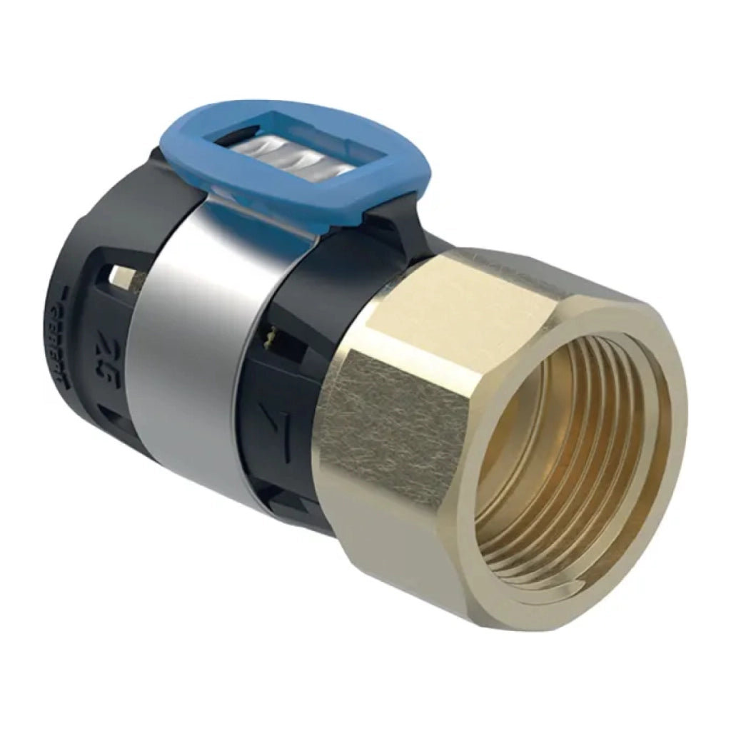 ADATTATORE FLOWFIT CON FILETTO FEMMINA PER MULTISTRATO A PRESSARE ø20MM - 3/4 - ATTACCO FEMMINA   GEBERIT