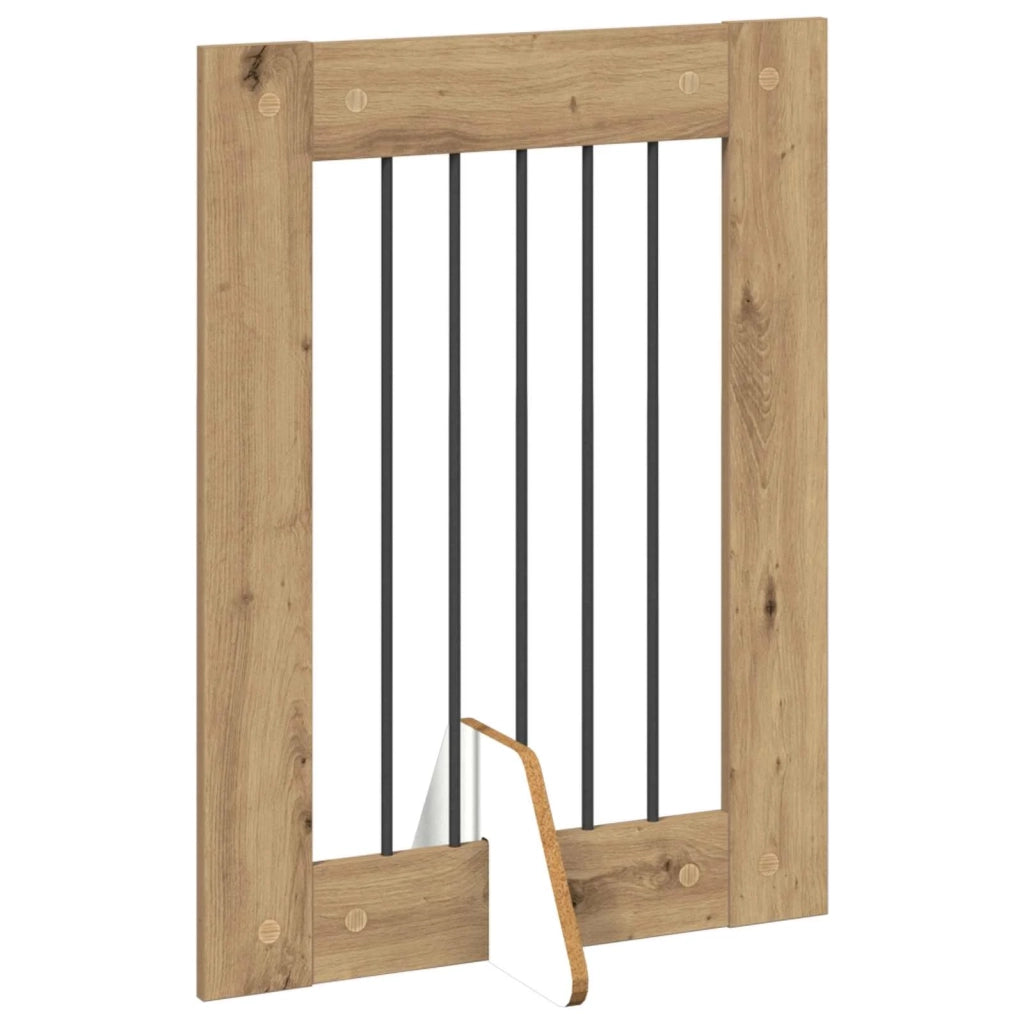 Cancello per cani pieghevole con supporti 6 pz 362 cm 892108