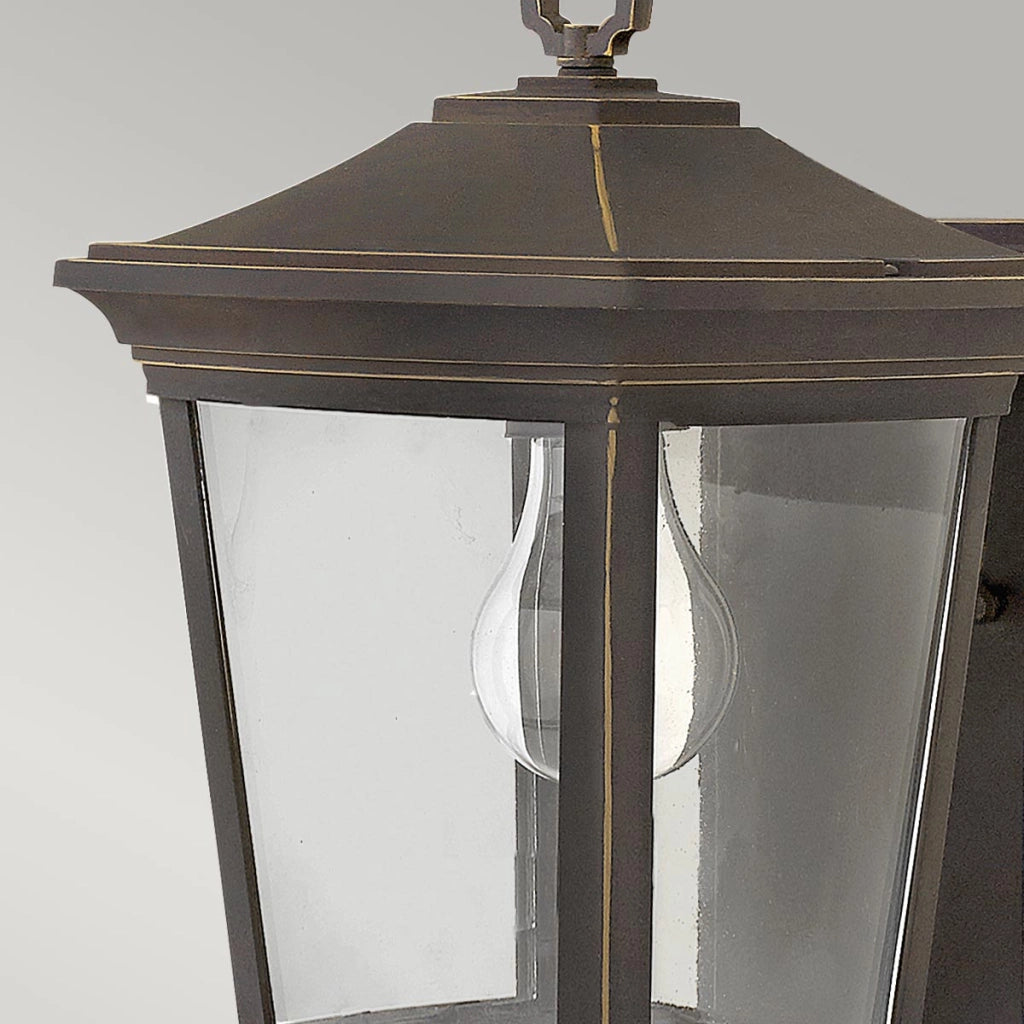 Applique esterna Bromley bronzo oliato E27 60W Hinkley