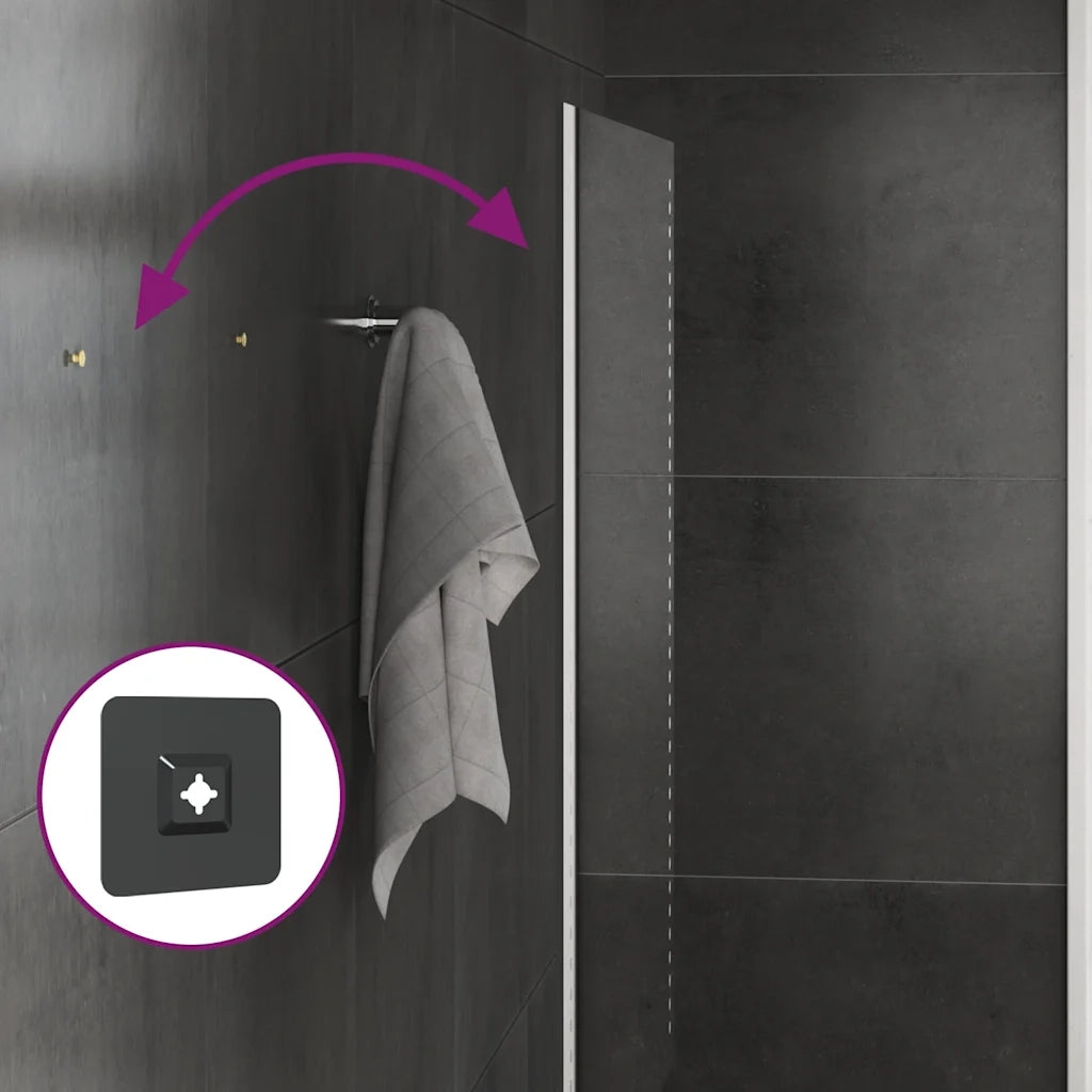 Specchio da Bagno con Luci LED 70x40 cm 151726