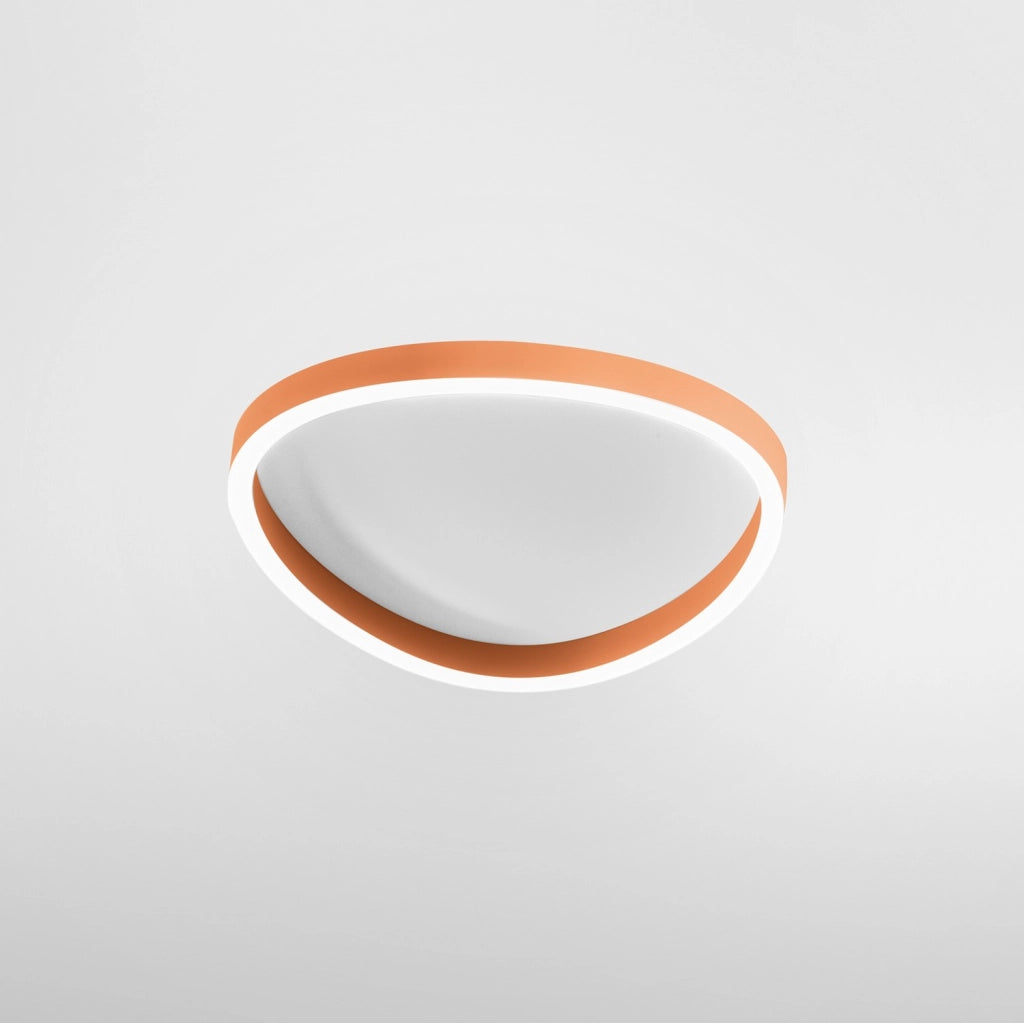 Ecaris P/P Lampada a soffitto 38W+8W LED 2200-2300lm CCT 3000K/4000K Dimmerabile in Alluminio Arancio Bruciato - Gealuce