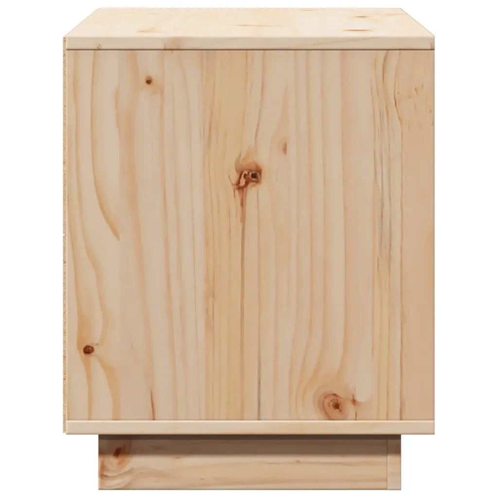 Mobile Porta TV-Credenza TV 74x35x44 cm in Legno Massello di Pino