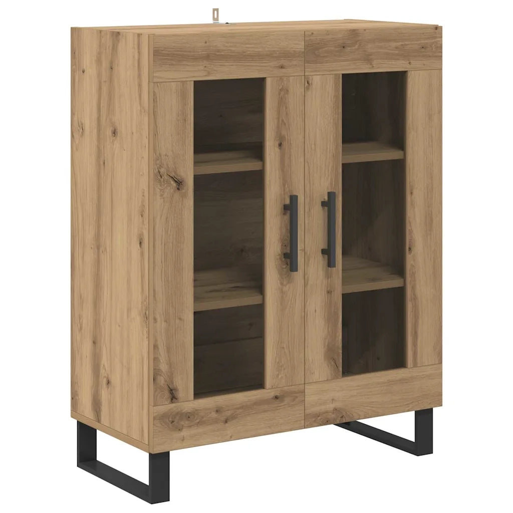 Credenza 2 pcs Rovere artigianale 69,5 x 34 x 180 cm