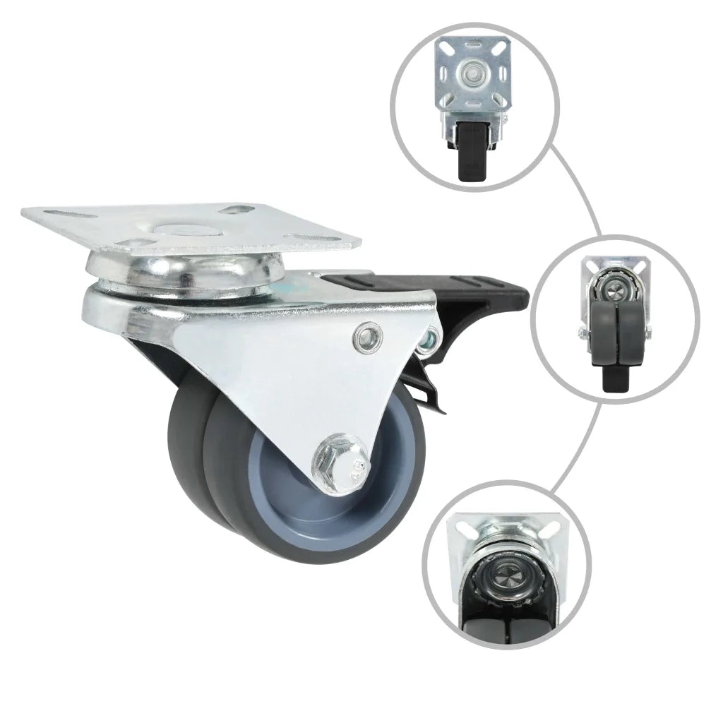 Ruote Girevoli Gemellate 4 pz 50 mm CFW2575721