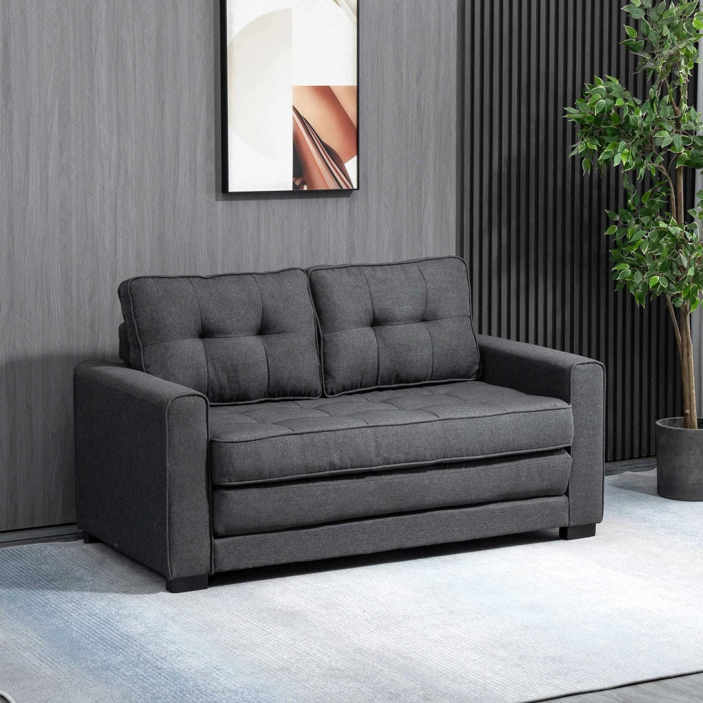 Divano letto 2 posti ¨C Minimal ¨C grigio 147,5x75x85 cm