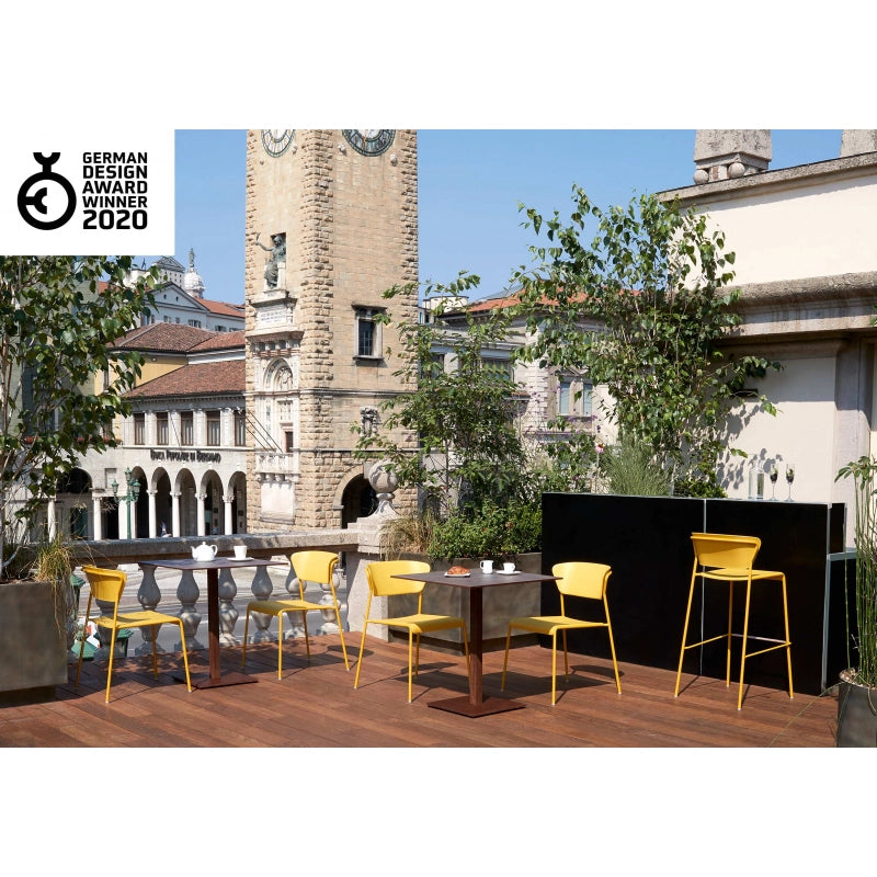 SET DA 4 SEDIA LISA TECNOPOLIMERO MADE IN ITALY SCAB DESIGN - Lino 11