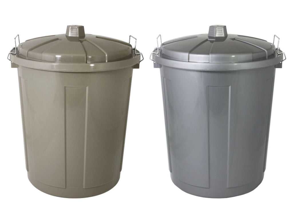 BIDONE PER RIFIUTI 'BIN' Ø 34xh 41 cm, 21 lt - Col. Silver