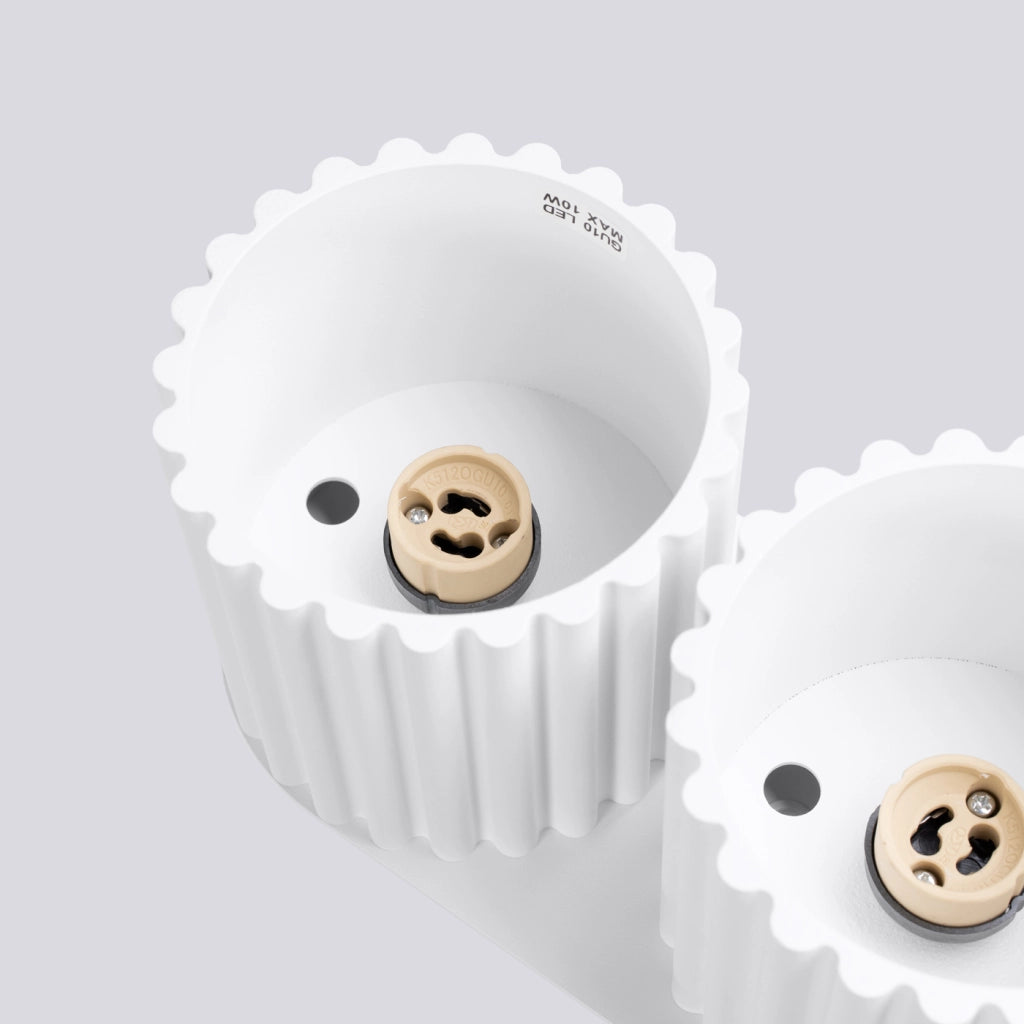 Lampada da soffitto AURA 2 bianco GU10