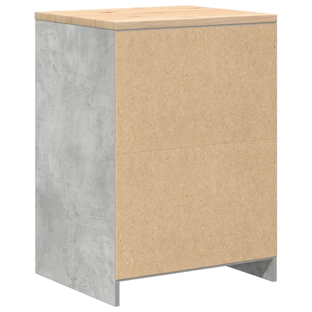 Armadietto da Garage Grigio cemento 60x51x85 cm 860574