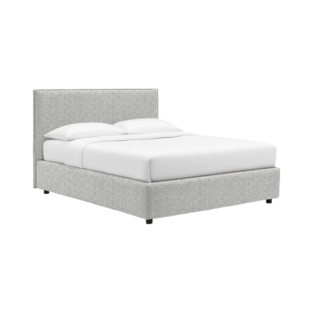 Redditch, Letto Piazza e Mezza Sfoderabile Made in Italy, Grigio Chiaro