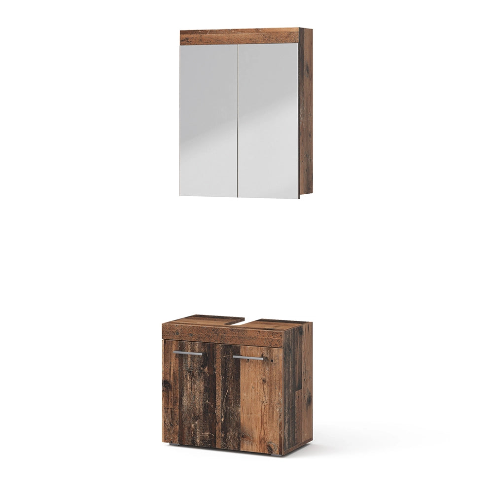 Vicco Set di mobili da bagno Oldstyle 2 parti