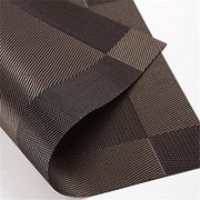 Set di tappeti antiscivolo da 6 - marrone - resistente al calore