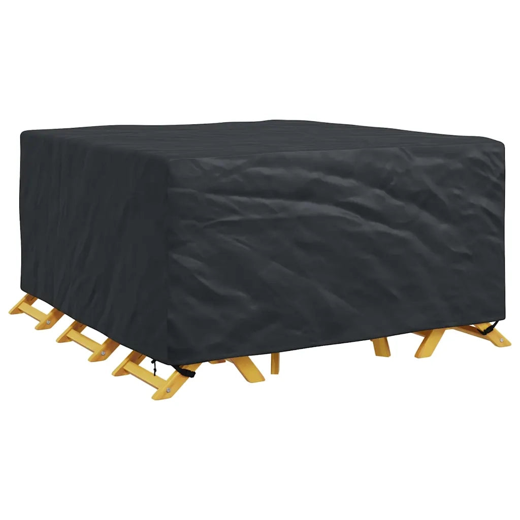 vidaXL Copertura per mobili da esterno Nero 180 x 190 x 85 cm 420D