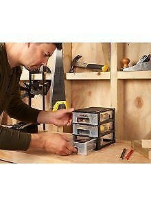 Stanley Porta Minuteria Essential Small 3 Cassetti Nero