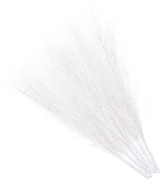 Pampas di Pluma 120cm - Decorazione per Vasche - Farcitura per Vasche da Tavolo - Decorazione per Matrimoni - Piantine di Finto Erboso - Molto Soffice e Placido - Adatto per Interno/Esterno - Finto Erboso
