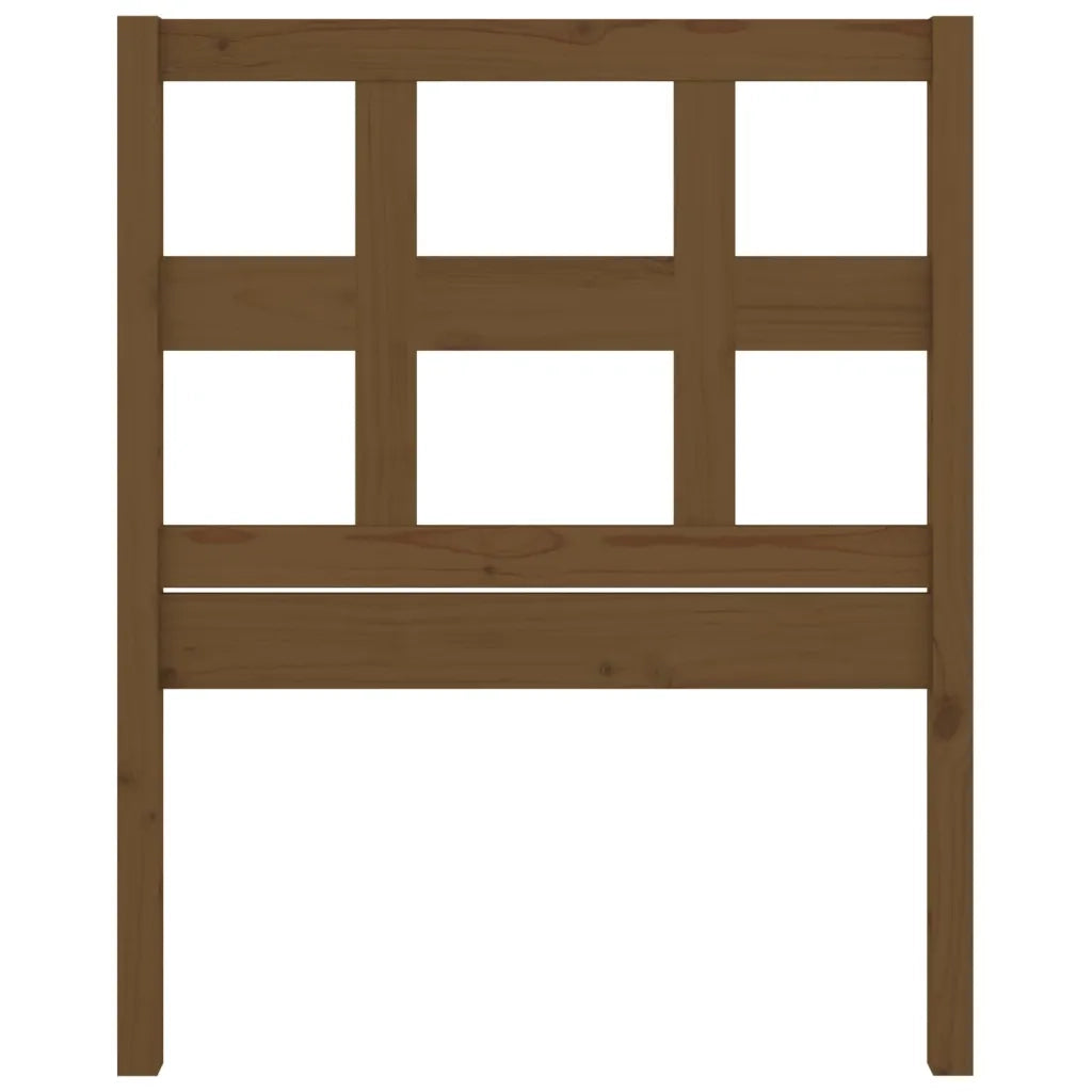 Testiera per Letto ambra 80,5x4x100cm in Legno Massello di Pino 818898