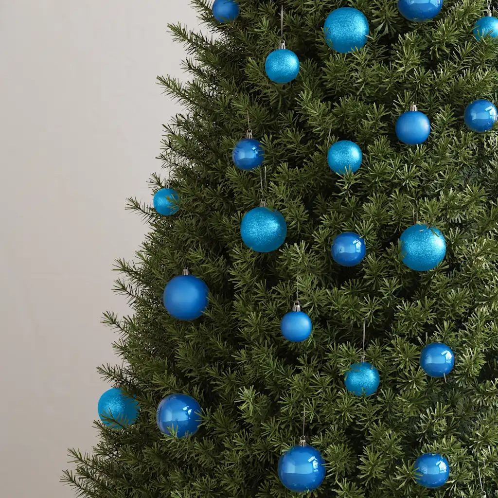 Set Palline di Natale 100 pz Blu cod mxl 42729