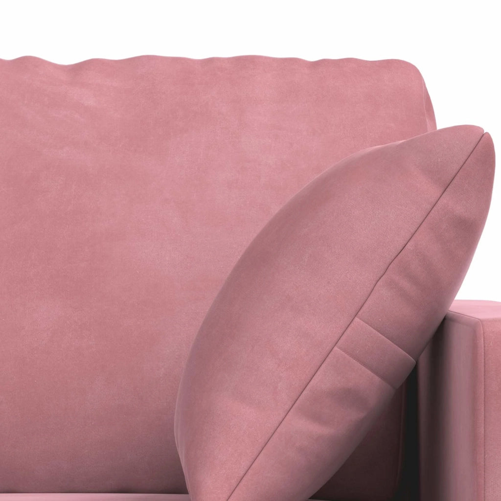 Set di divani 2 pcs Rosa 158 x 78 x 80 cm Velluto 3407555
