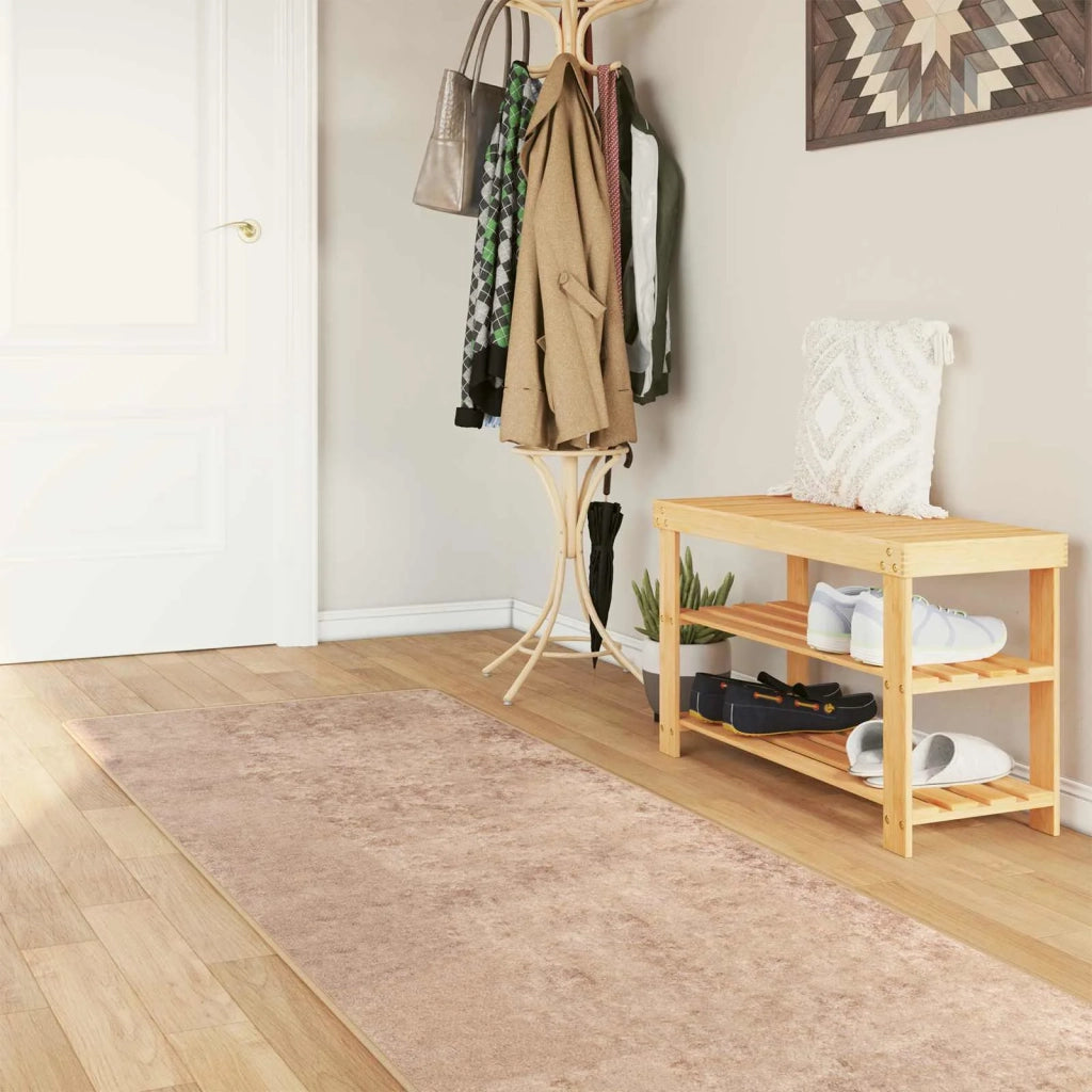 Runner Tappeto MARSA Sabbia 100 x 250 cm Poliestere e PVC 42023121