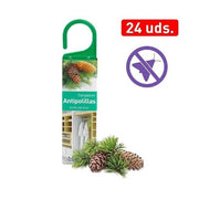 Trade Shop - Set 24 Pezzi Antitarmico Anti Tarme Profumato Con Gancio Deodorante Pino -