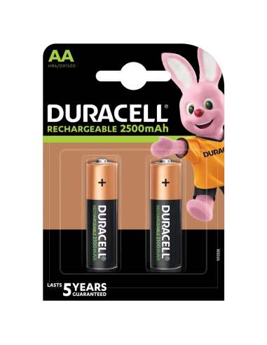 PILE RICARICABILI 'VALUE' STILO 1300 mAh - Blister 2 Pezzi - DURACELL