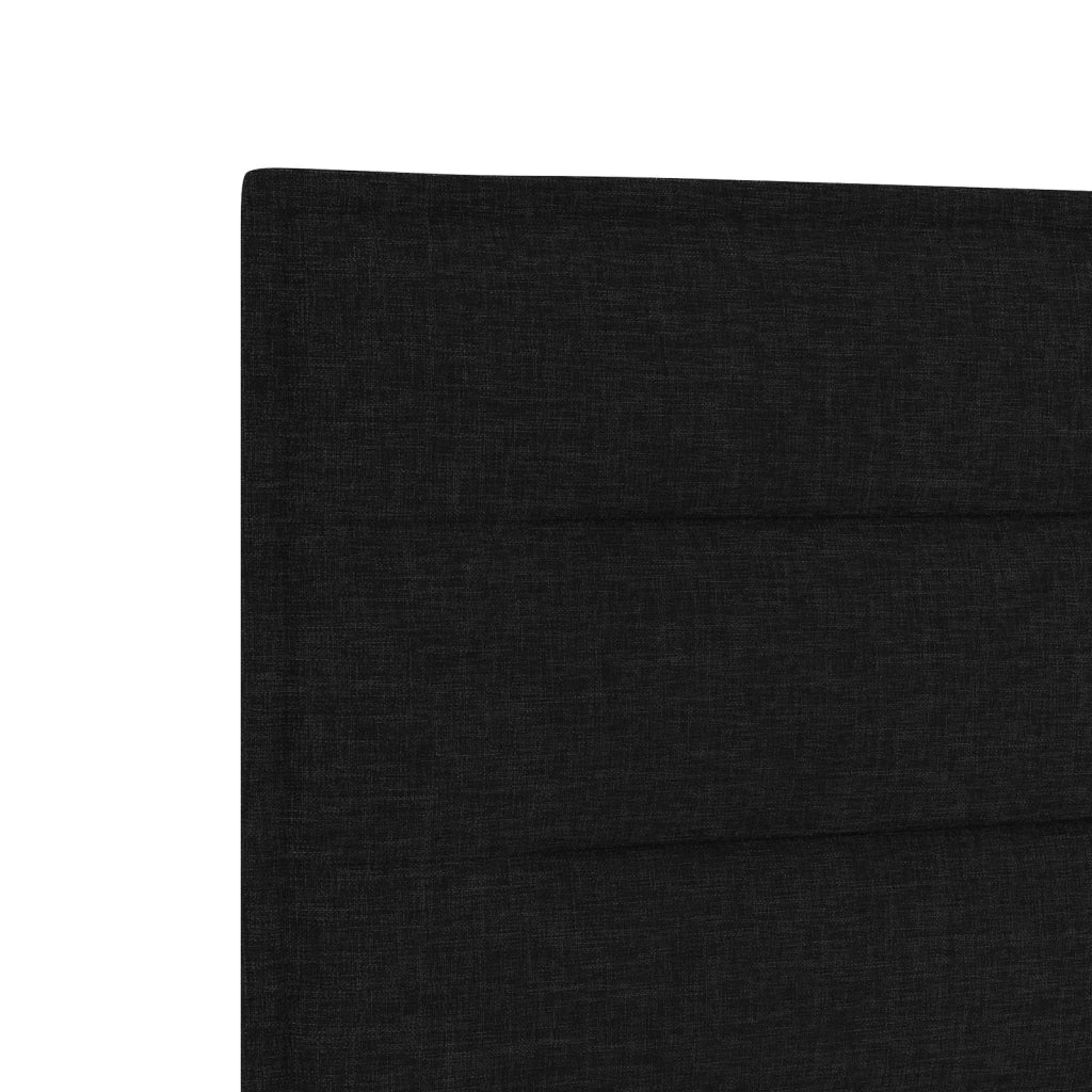 Letto box spring con materasso Nero 180 x 200 cm Tessuto 3455401
