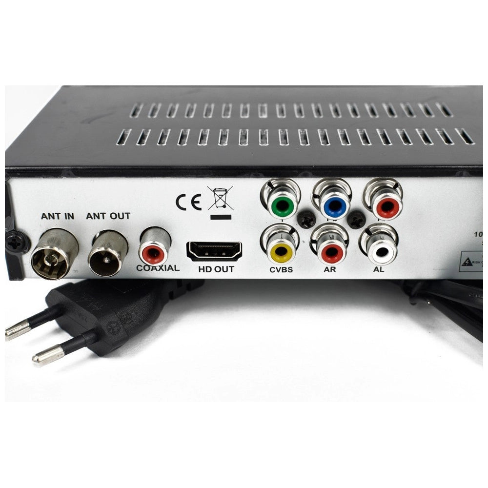 Trade Shop - Decoder Ricevitore Digitale Terrestre Hdmi 1080p 3d Tv Dvb-t2 Usb Telecomando -